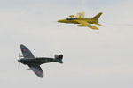 Gnat T,1 + Spitfire IXb