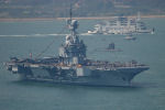 R91 P.A. Charles de Gaulle at anchor